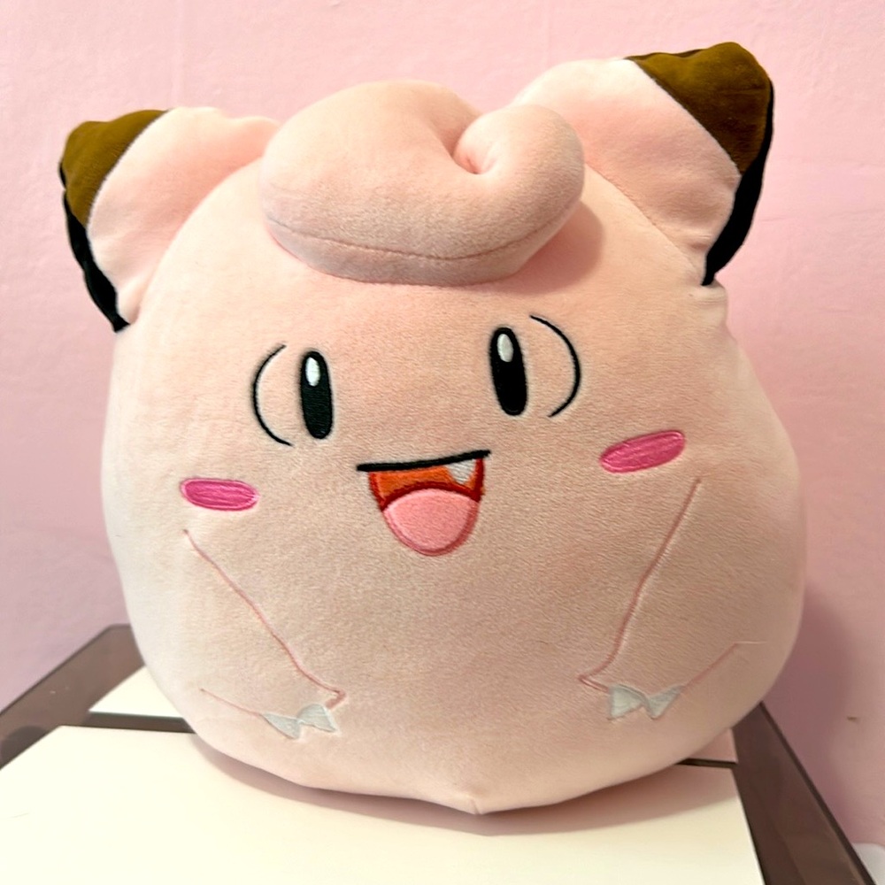 A Pokémon Clefable plush!